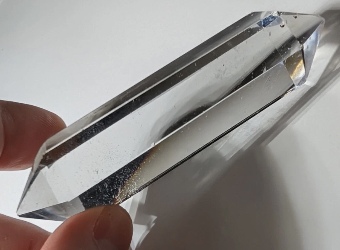 Large Breath Taking Natural Vogel Quartz Crystal Point Raw Gemstone Specimen