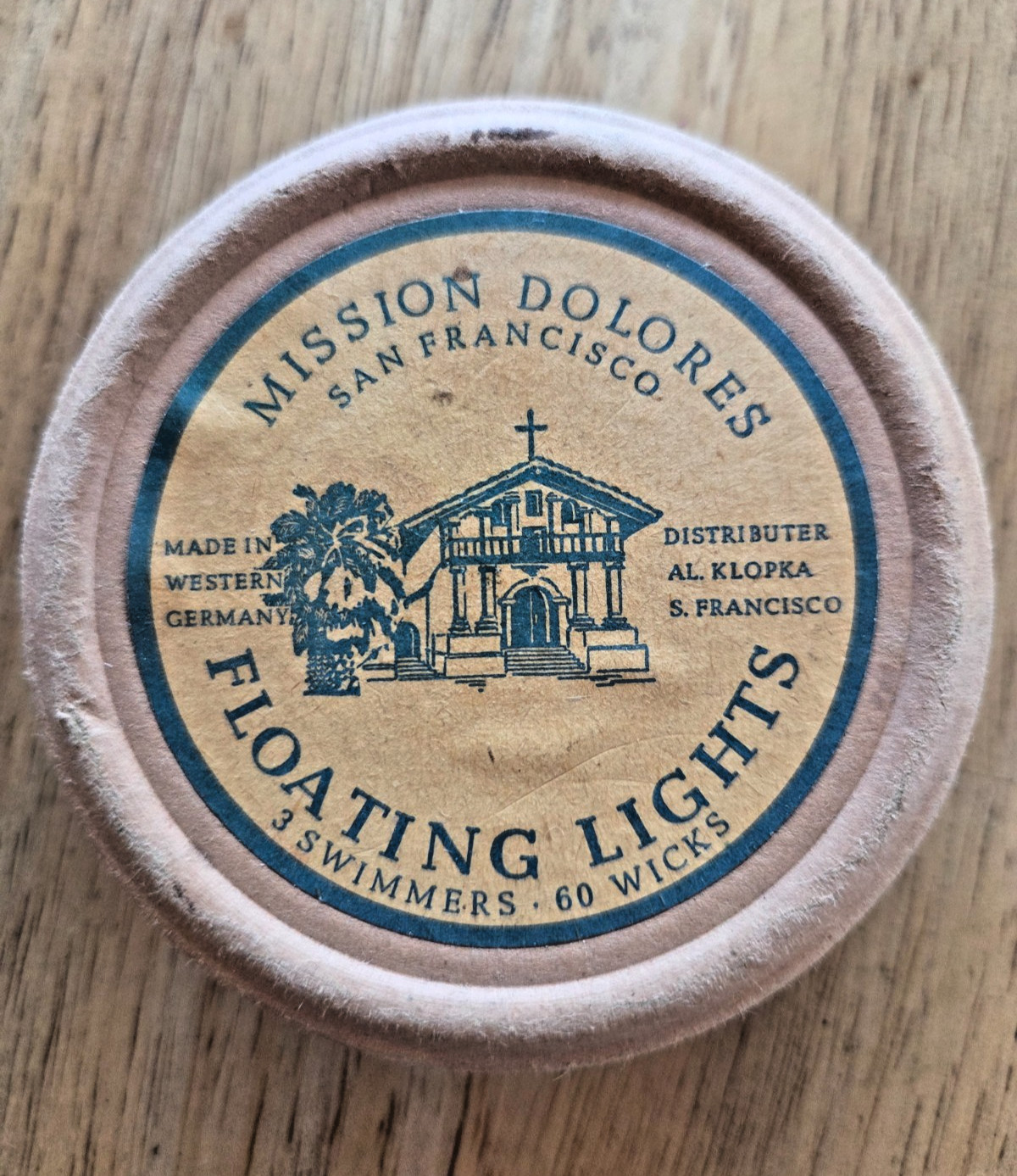 Vintage Mission Dolores San Francisco Floating Lights Made in Western Germany 60 Vintage Mission Dolores San Francisco Floating Lights Made in Western Germany 60
