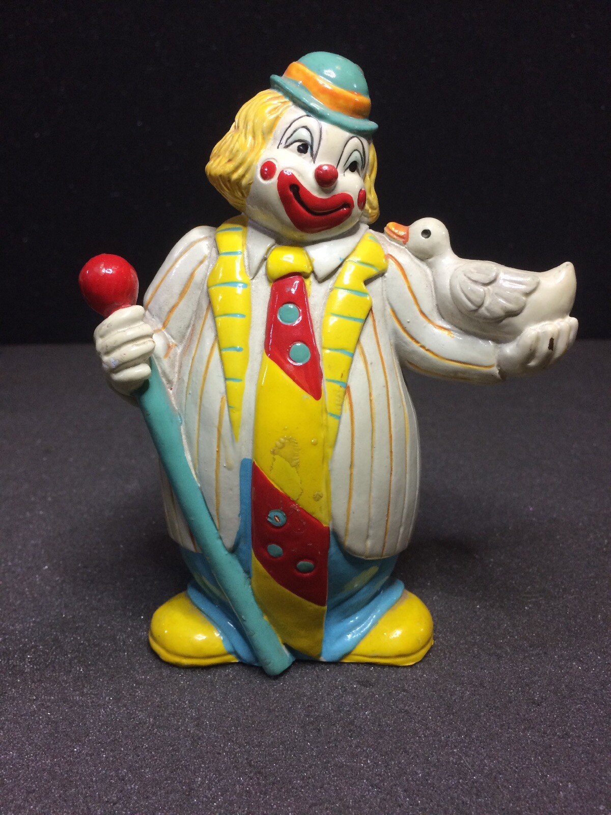 Vntg George B-Good Clown with Duck Bank Vntg George B-Good Clown with Duck Bank