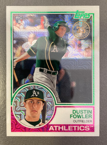 2018 DUSTIN FOWLER TOPPS 35TH ANNIVERSARY SILVER ROOKIE PACK