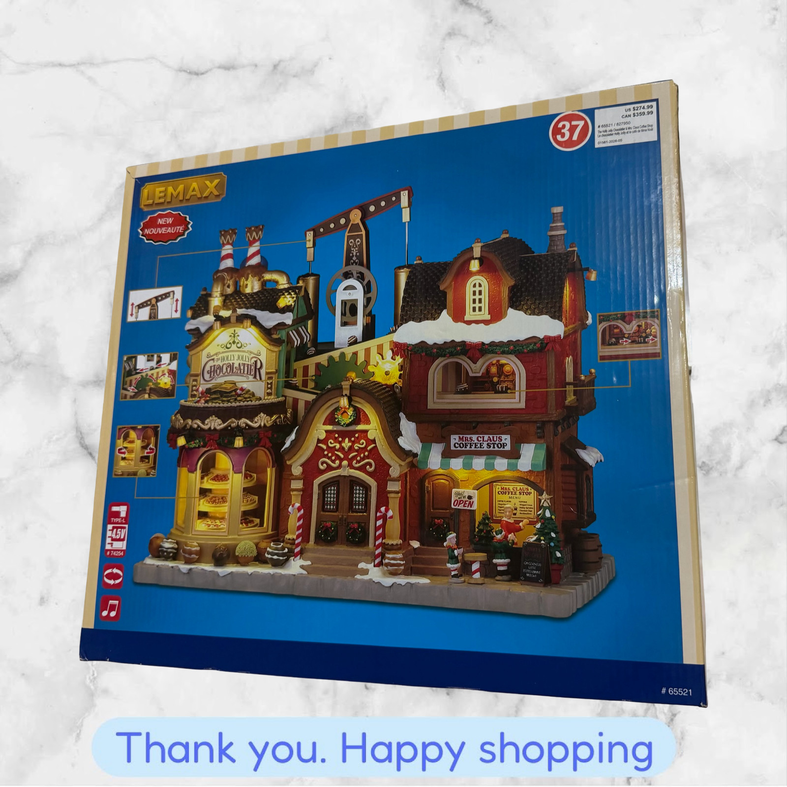Lemax The Holly Jolly Chocolatier & Mrs. Claus Coffee Shop Villages & Houses NEW Lemax The Holly Jolly Chocolatier & Mrs. Claus Coffee Shop Villages & Houses NEW