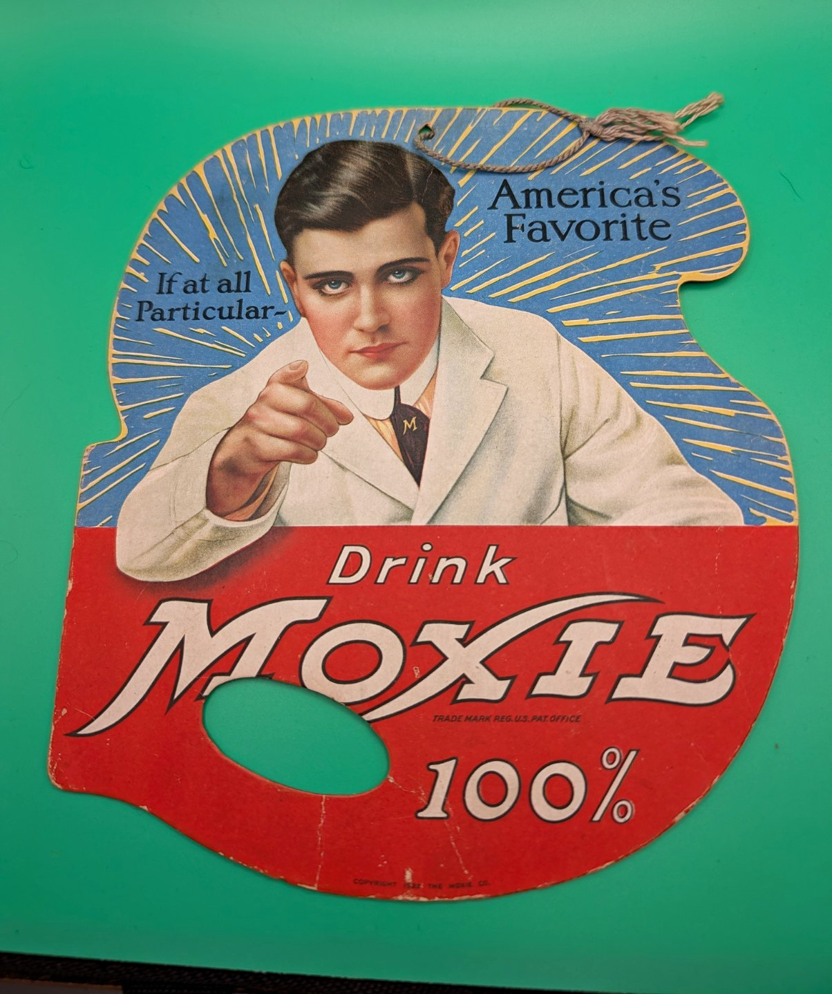 Moxie Original 1922 Soda Advertising Sign 