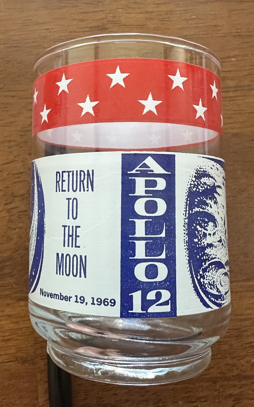 APOLLO 12 Return to the Moon Collectible Glass. Set of 4 APOLLO 12 Return to the Moon Collectible Glass. Set of 4