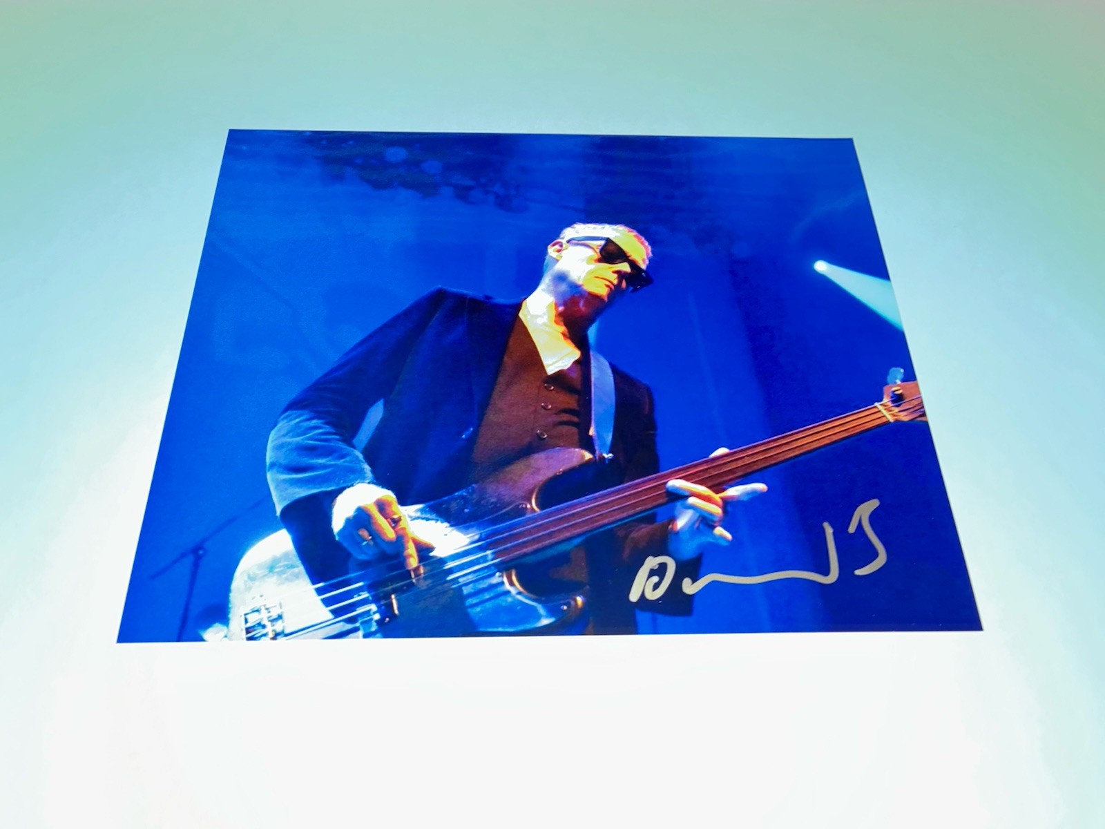 David J Bauhaus Autographed 8x10 photo Signed w/ proof photo