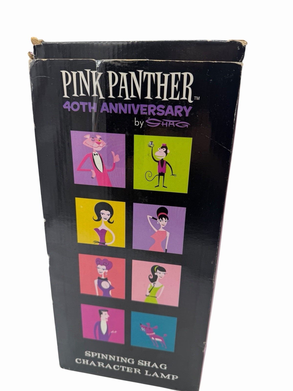 PINK PANTHER 40TH ANNIVERSARY ✨SPINNING SHAG LAMP BY SHAG✨ PINK PANTHER 40TH ANNIVERSARY ✨SPINNING SHAG LAMP BY SHAG✨