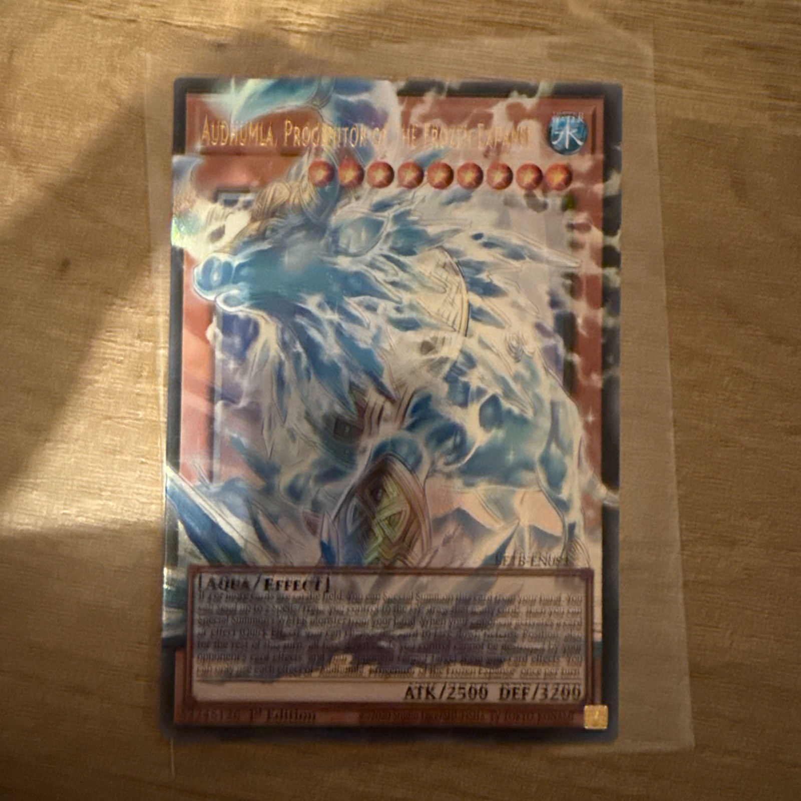 Audhumla, Progenitor Frozen Expanse - BETB-EN081 - Ultra Rare Overframe - (NM) Audhumla, Progenitor Frozen Expanse - BETB-EN081 - Ultra Rare Overframe - (NM)