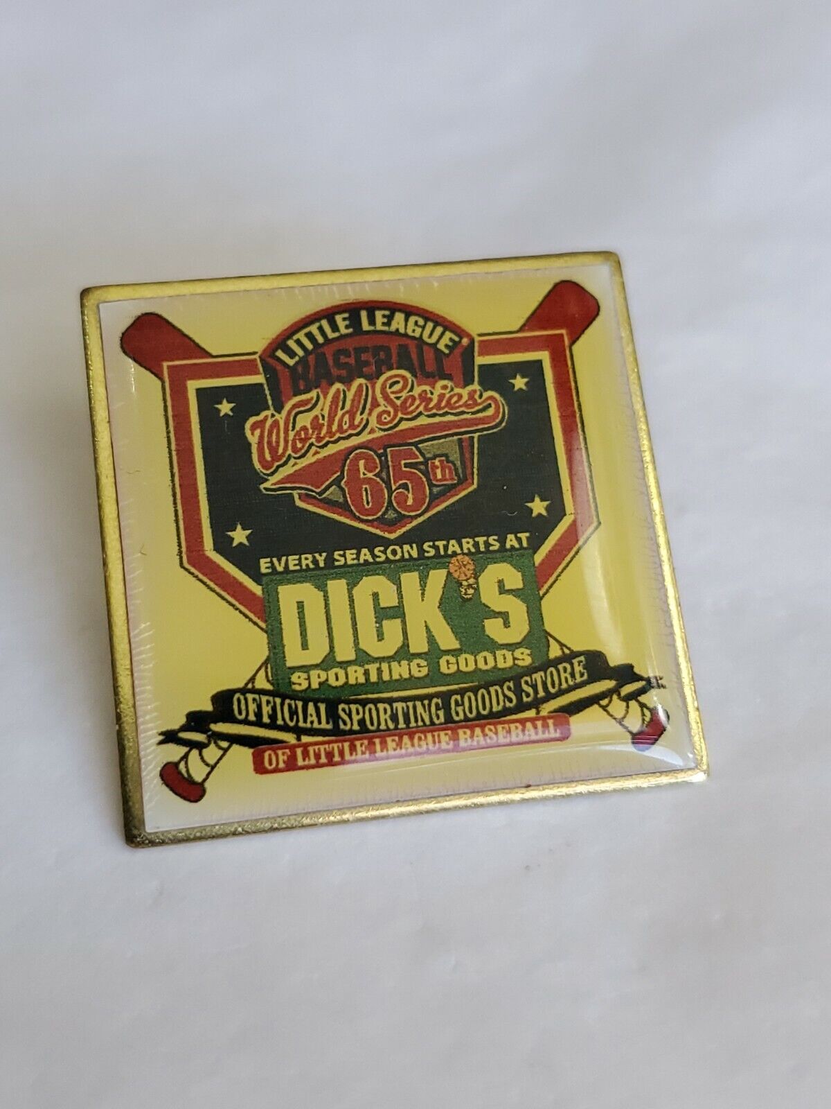 Dick\'s Sporting Goods Sponsor Little League Baseball 65th Anniversary Pin