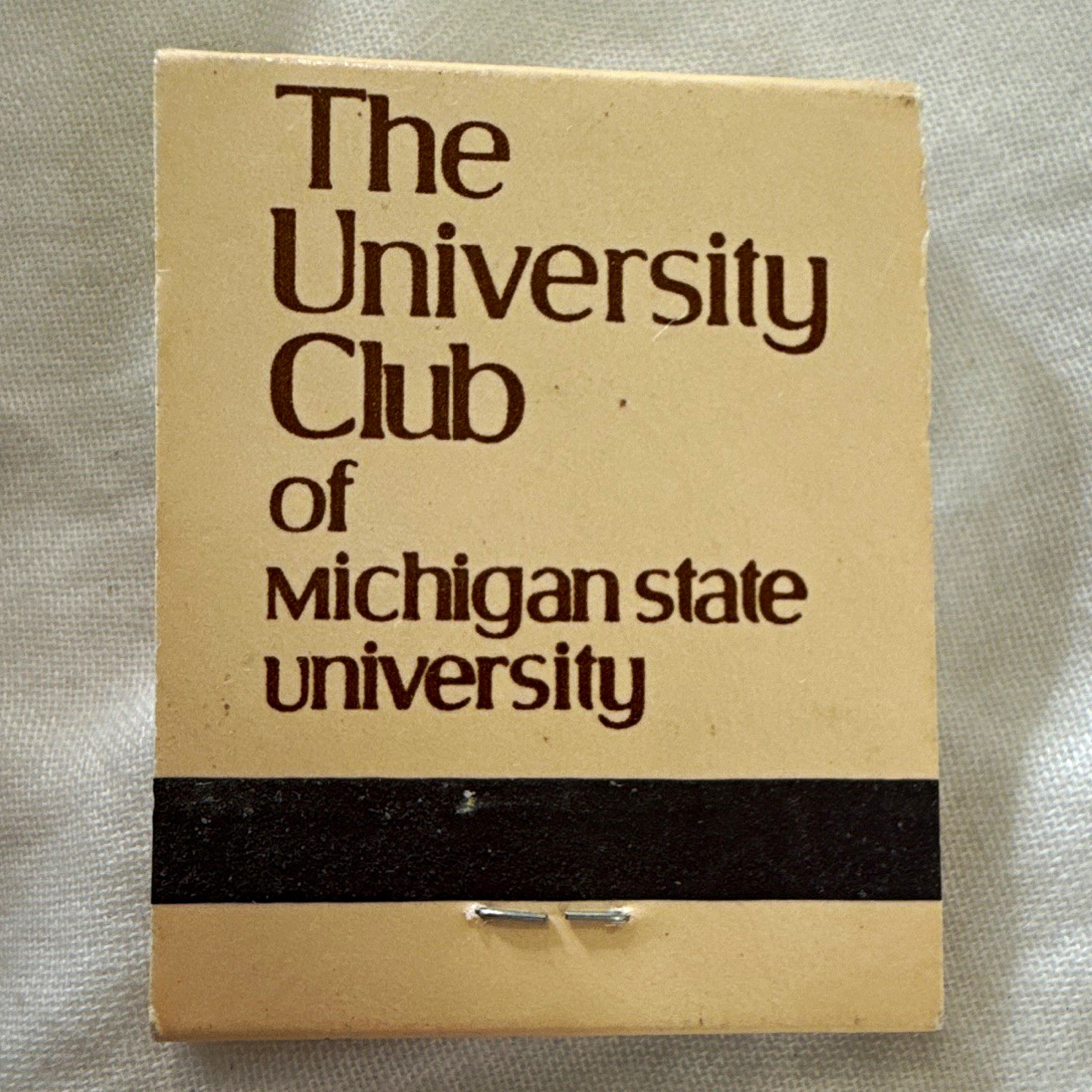 University Club Michigan State Univ Matchbook Ritchie & Assoc Lowell MI University Club Michigan State Univ Matchbook Ritchie & Assoc Lowell MI