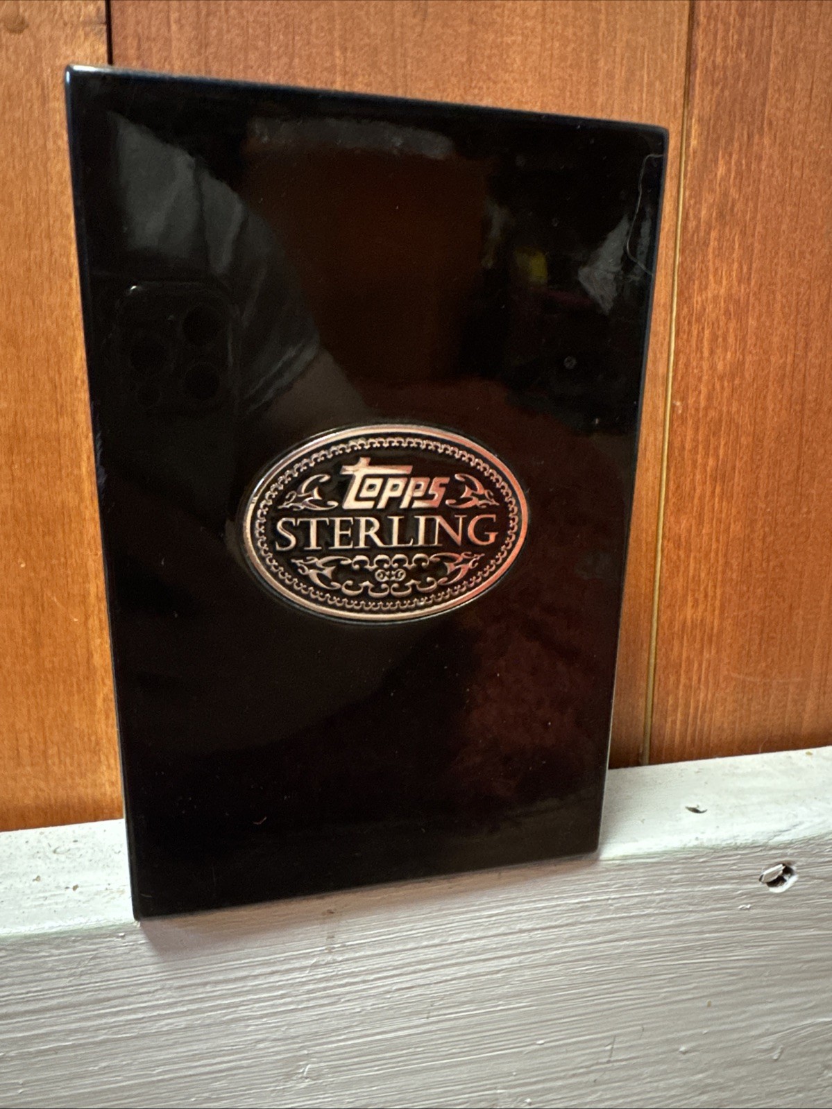 2007 Topps Sterling Cherry Wood Box Empty Felt Lined Box Great For Jewelry Cards 2007 Topps Sterling Cherry Wood Box Empty Felt Lined Box Great For Jewelry Cards