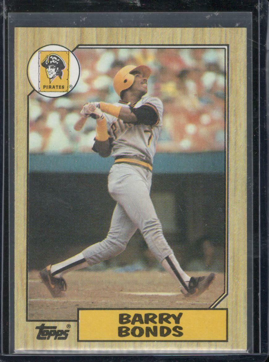 1987 Topps #320 Barry Bonds Rookie RC Rookie Pittsburgh Pirates