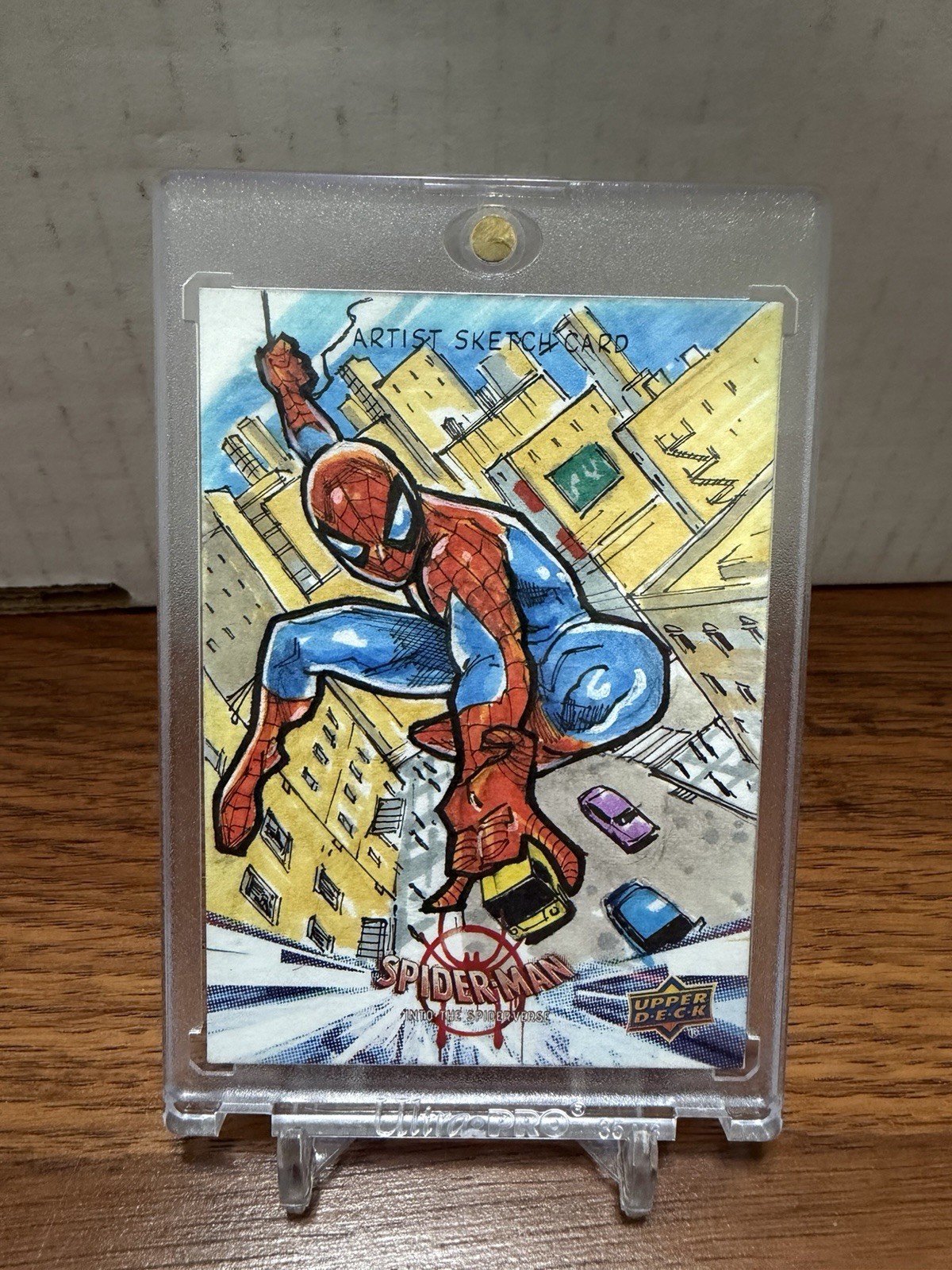 SPIDER-MAN: INTO THE SPIDER-VERSE SPIDER-MAN SKETCH CARD - Bienifer Flores 1/1 SPIDER-MAN: INTO THE SPIDER-VERSE SPIDER-MAN SKETCH CARD - Bienifer Flores 1/1