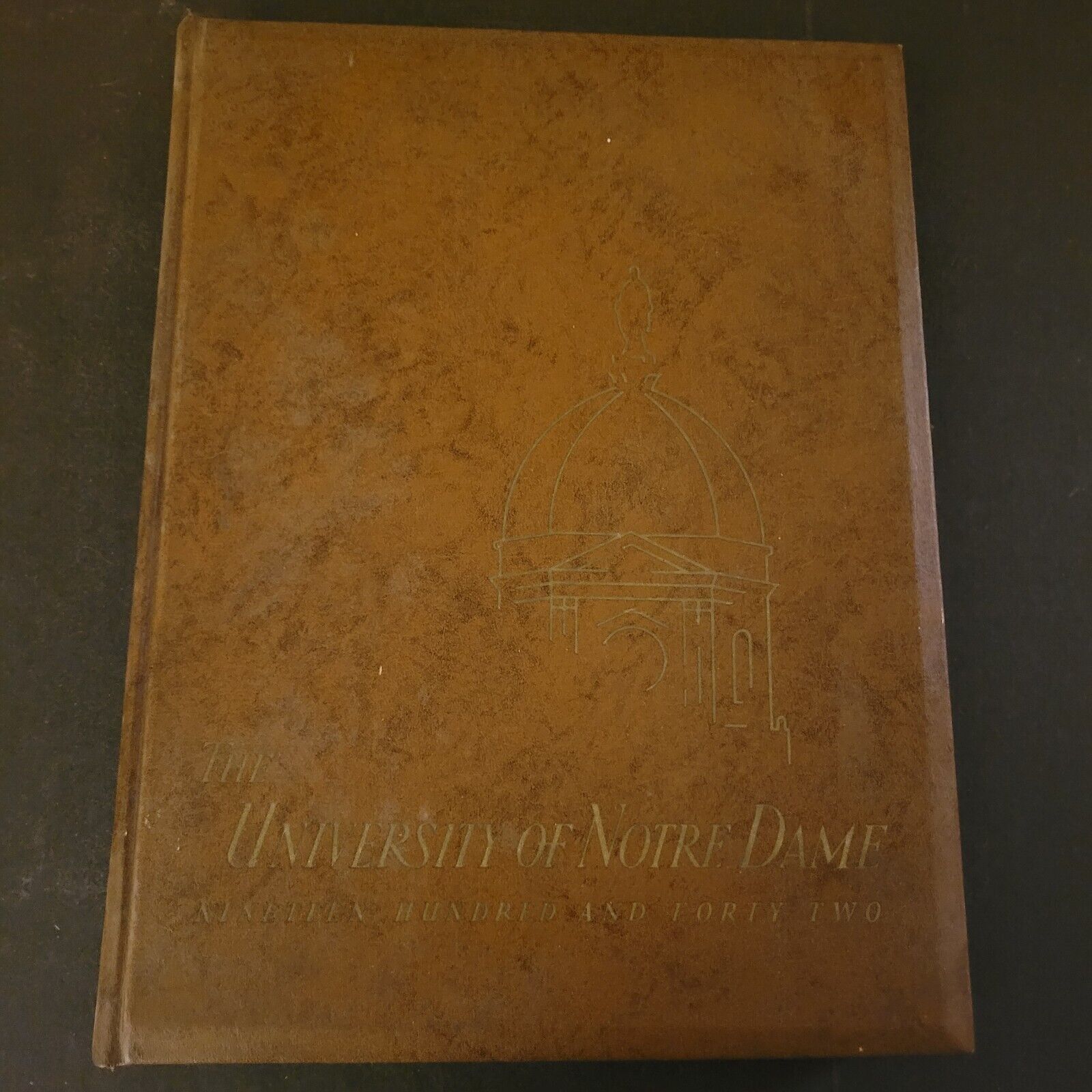 1942 University of Notre Dame Yearbook THE DOME Vol. 36 - Angelo Bertelli, Leahy
