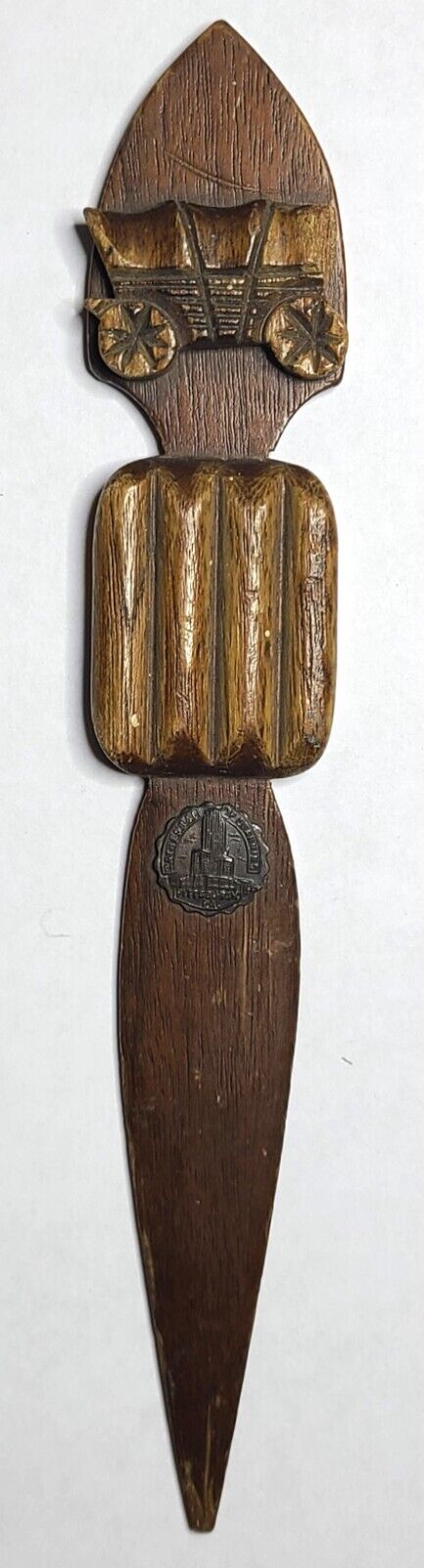 Vintage Cathedral Of Learning Pittsburgh PA Wooden Letter Opener