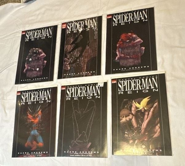 Spider-Man: Reign Complete Set Issues 1-4 (Marvel Comics) Spider-Man: Reign Complete Set Issues 1-4 (Marvel Comics)