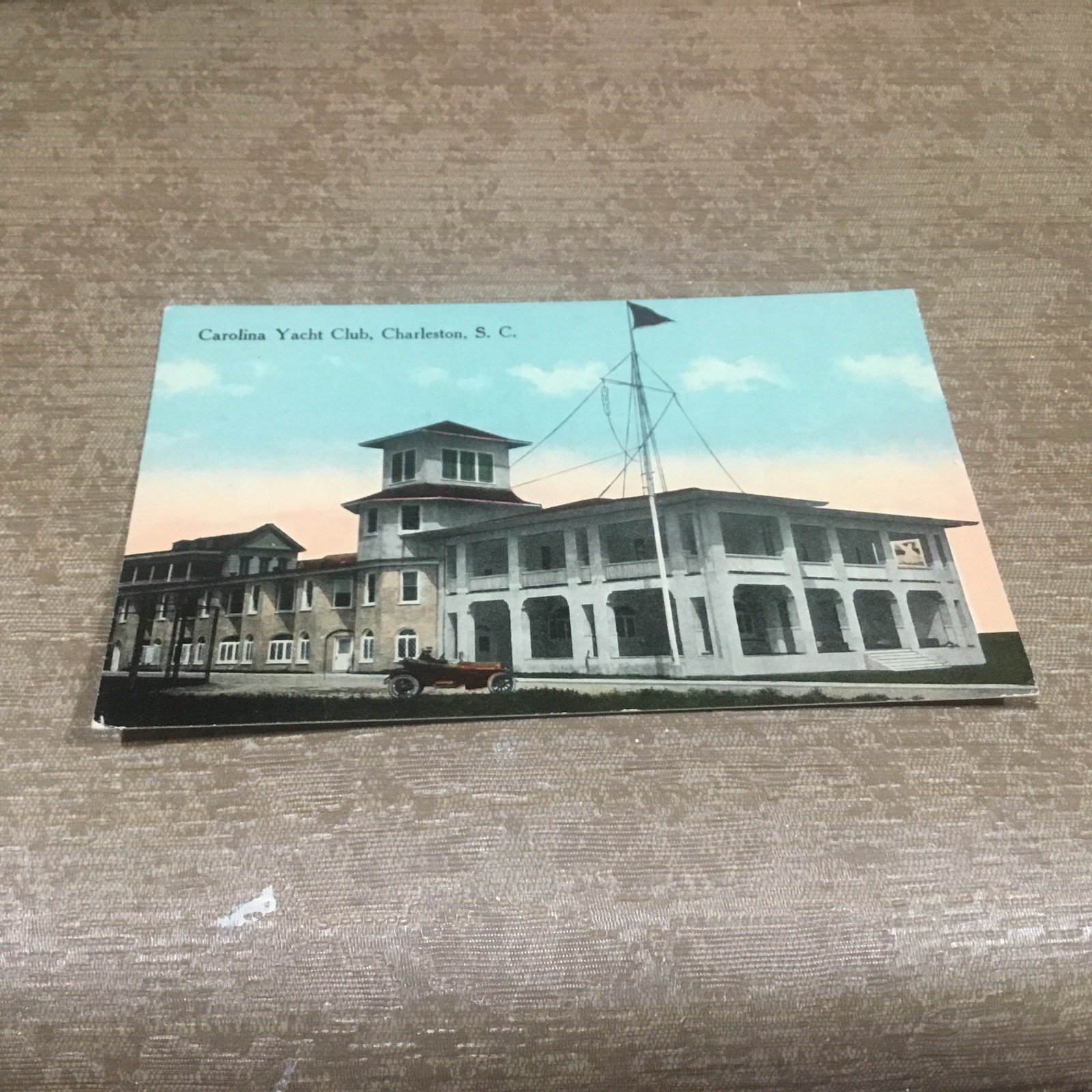ca1910 Charleston SC Postcard Carolina Yacht Club