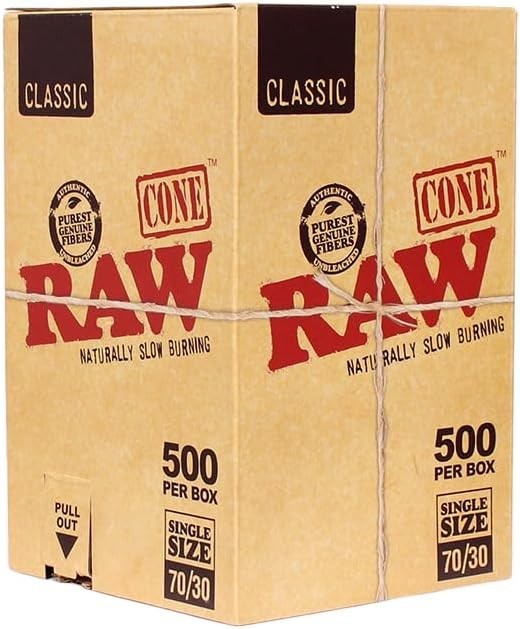 RAW Dogwalker Mini 70/30 Cones – 500 count – Small Pre-Rolled Classic Papers RAW Dogwalker Mini 70/30 Cones – 500 count – Small Pre-Rolled Classic Papers