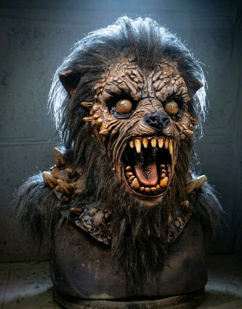 Custom Handmade Latex Werewolf Mask Halloween Horror Monster Cosplay 