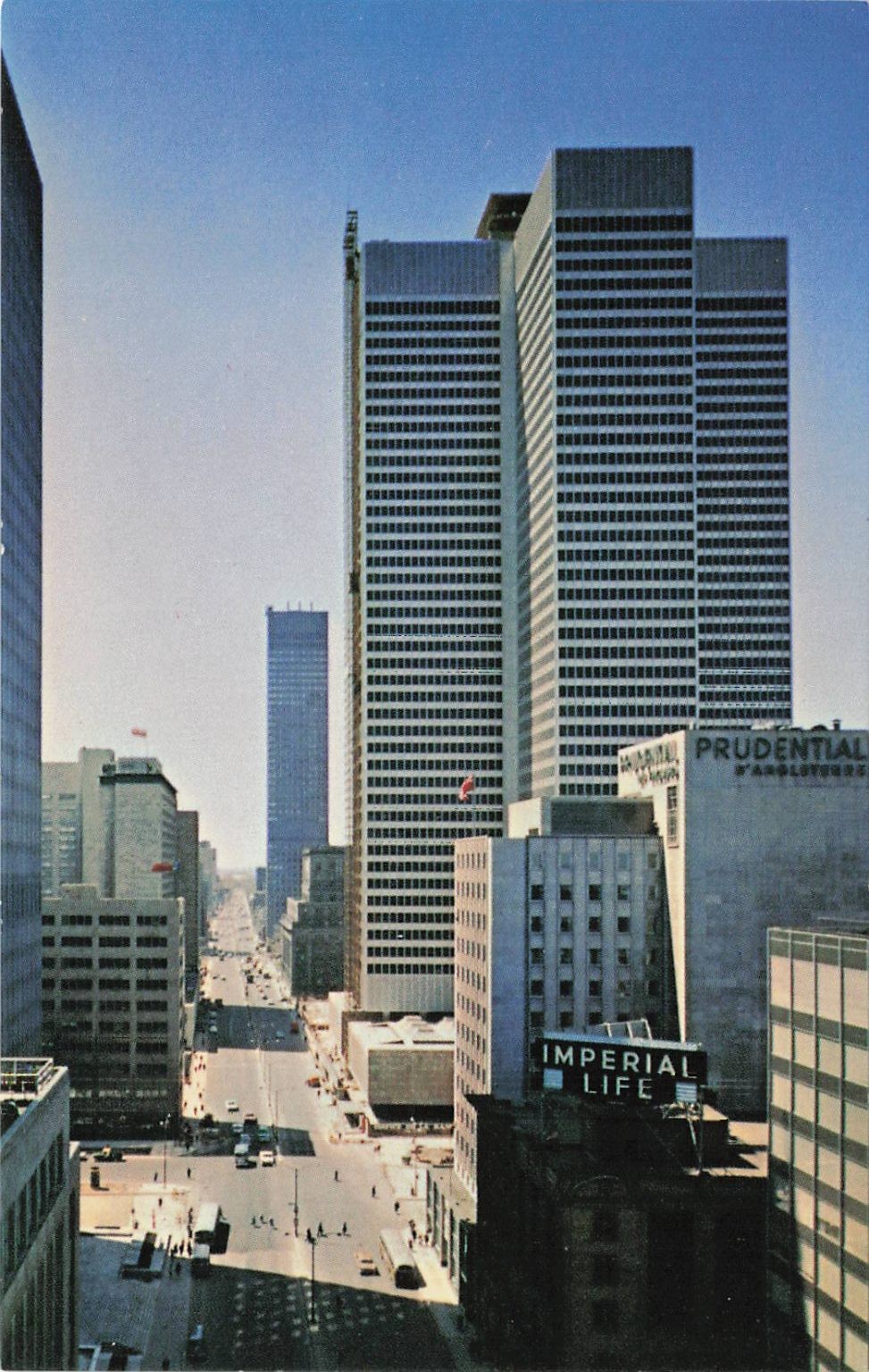 Vintage Montreal Dorchester Blvd Skyscrapers Canada Postcard Vintage Montreal Dorchester Blvd Skyscrapers Canada Postcard