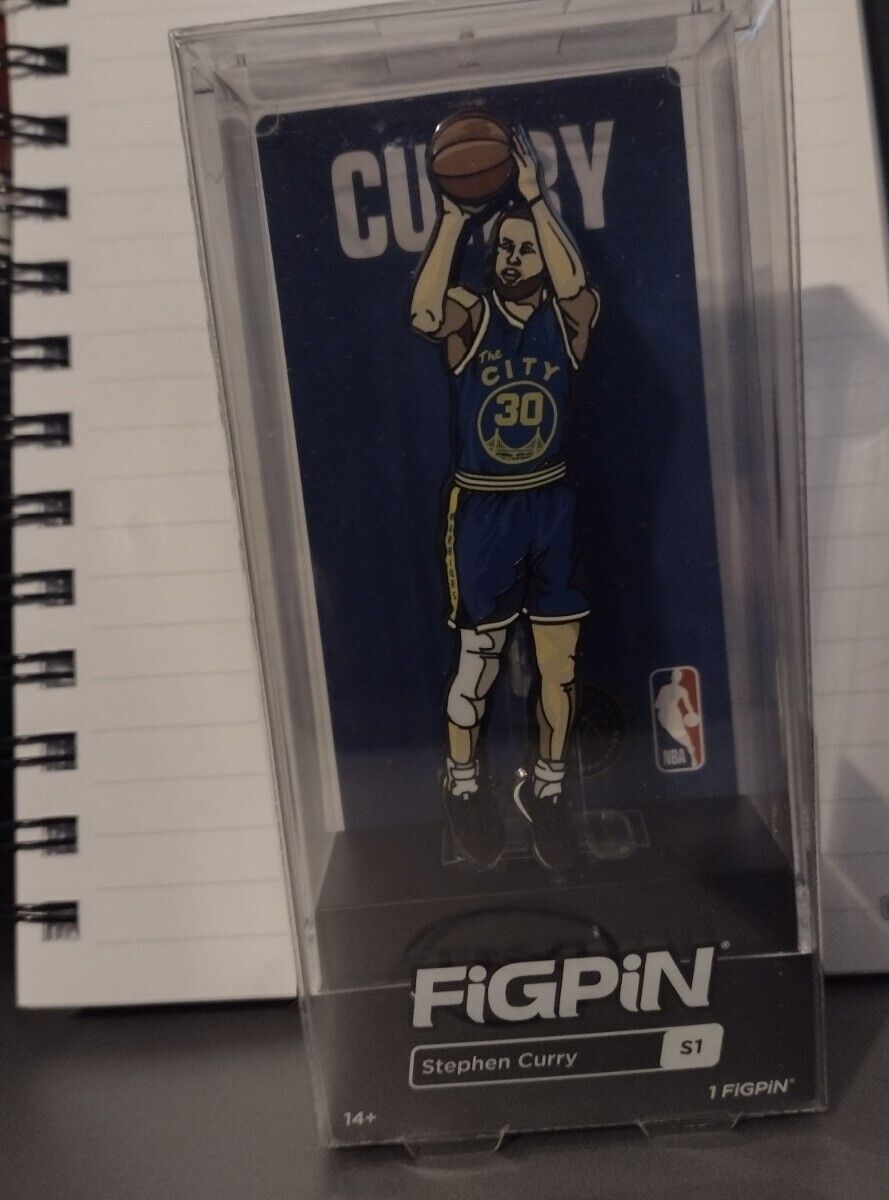 Stephen Curry Figpin Basketball Golden State Warriors  NEW Sealed