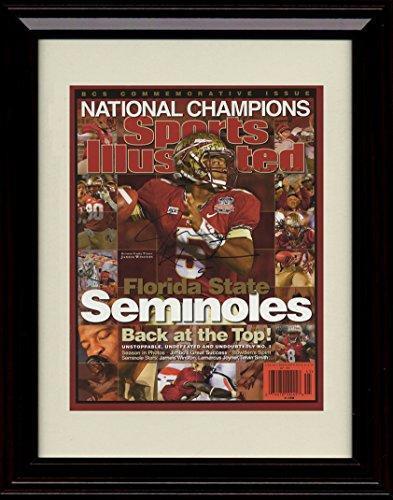 Framed 8x10 Florida State Seminoles National Champs SI Autograph Promo Print -