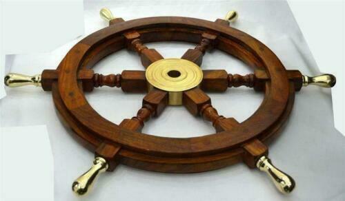 Antique Maritime Nautical Wheels Wooden Ship Wheel Vintage Unique Decorative Ite Antique Maritime Nautical Wheels Wooden Ship Wheel Vintage Unique Decorative Ite