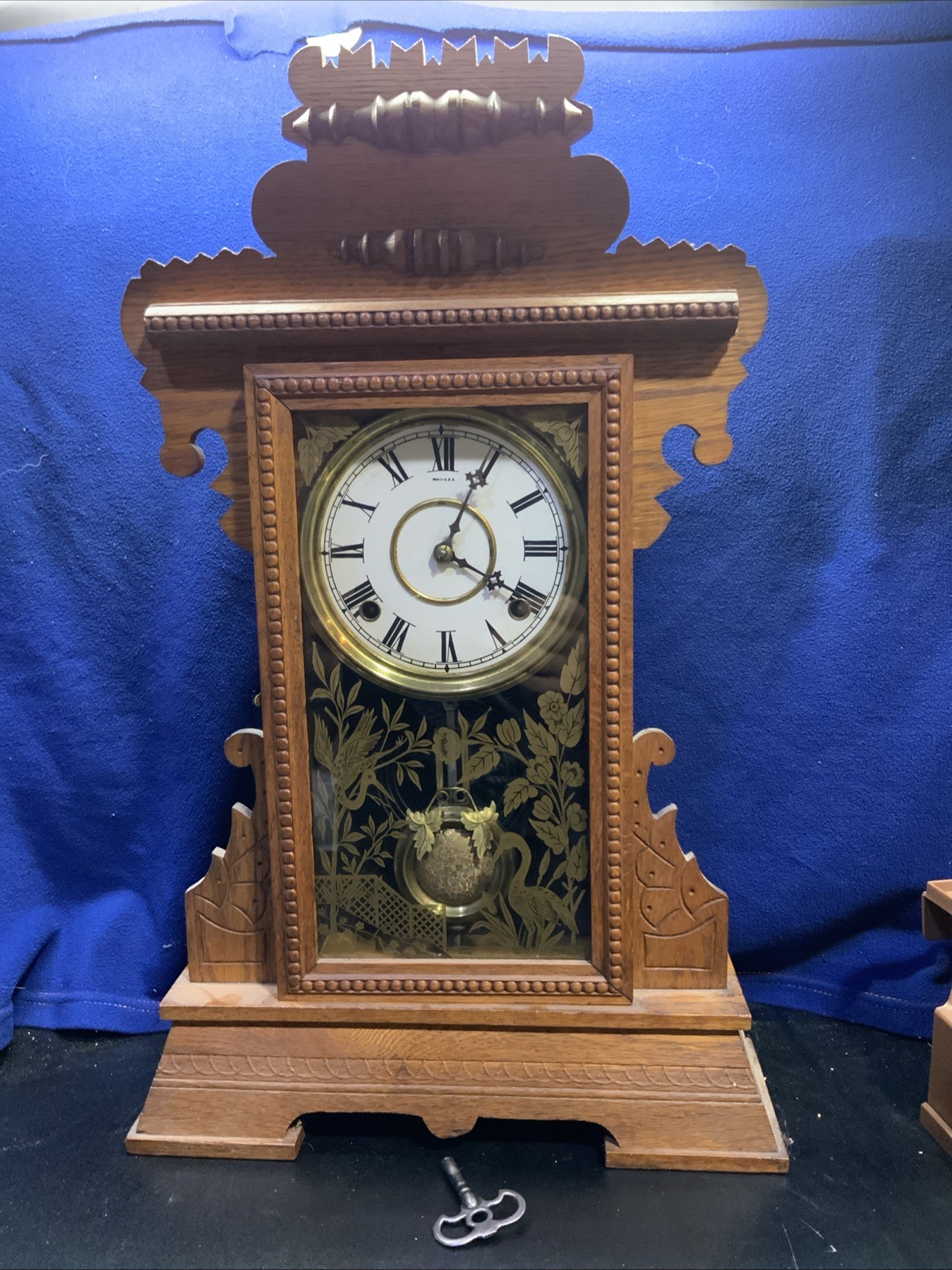 19th Century American “Gingerbread” Shelf Clock William Gilbert Clock Co.- VTG 19th Century American “Gingerbread” Shelf Clock William Gilbert Clock Co.- VTG