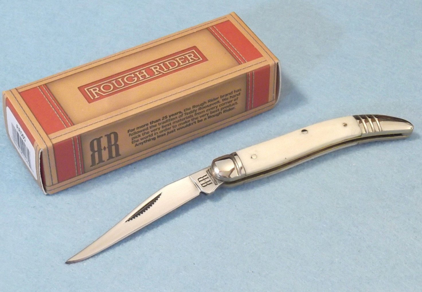 ROUGH RYDER RR060 BABY TOOTHPICK White smooth bone pocket knife 3 ROUGH RYDER RR060 BABY TOOTHPICK White smooth bone pocket knife 3