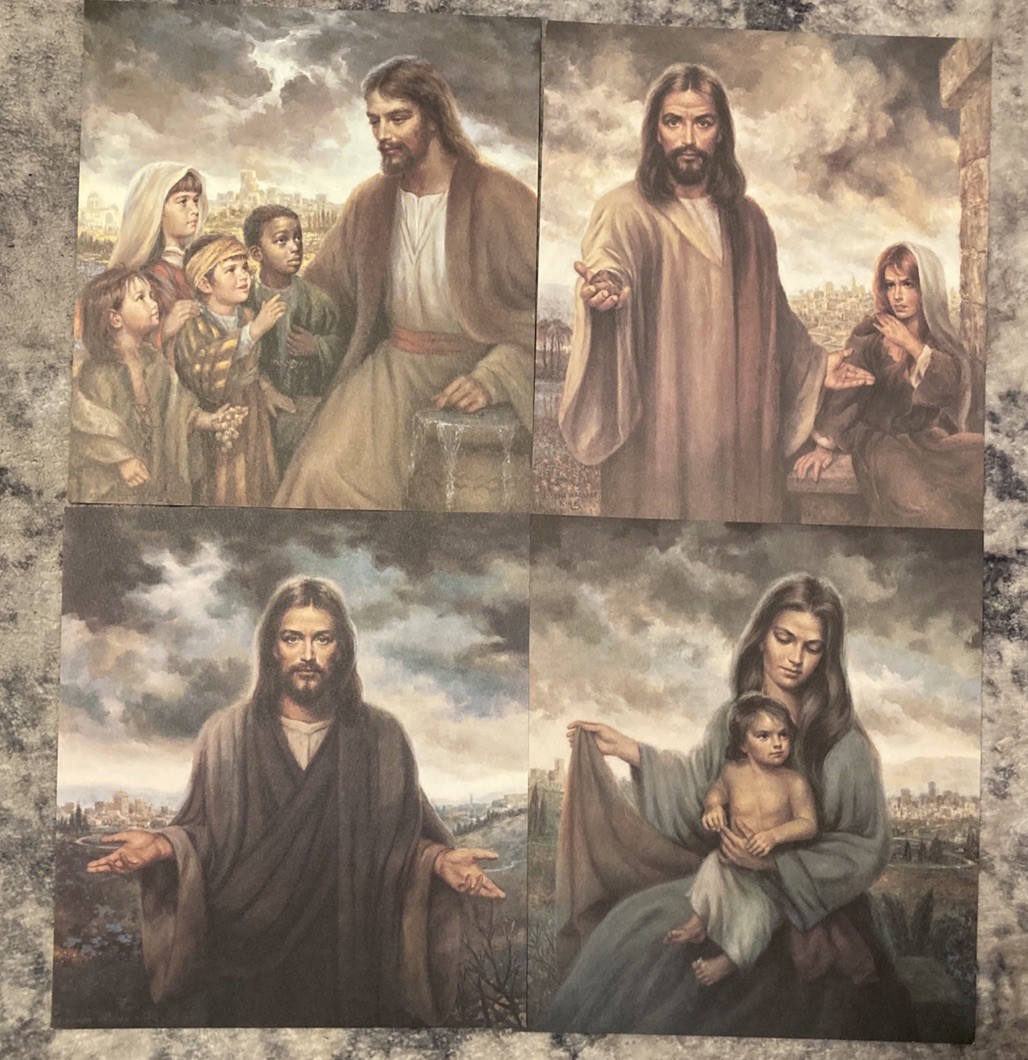 PTL “The Master Collection” Vintage Prints, Set of 4, Joseph Wallace King PTL “The Master Collection” Vintage Prints, Set of 4, Joseph Wallace King