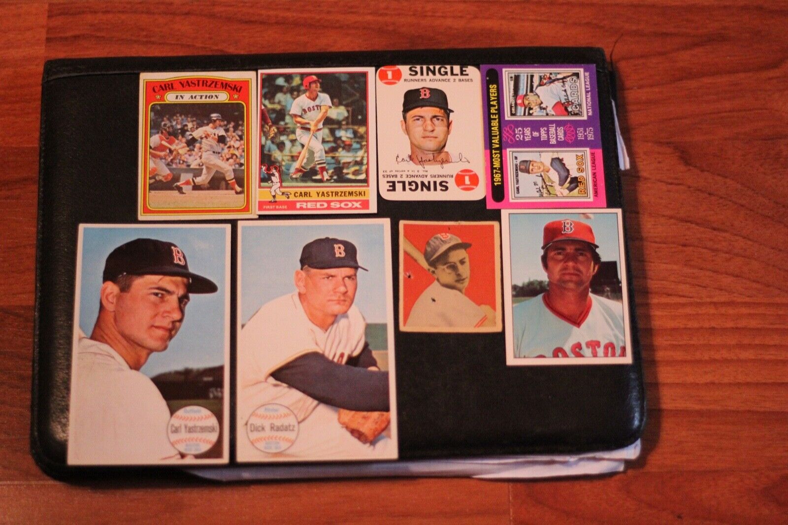 1949 Bowman Baseball Card #54  Dom DiMaggio, and 5 diff Yaz Topps Cards