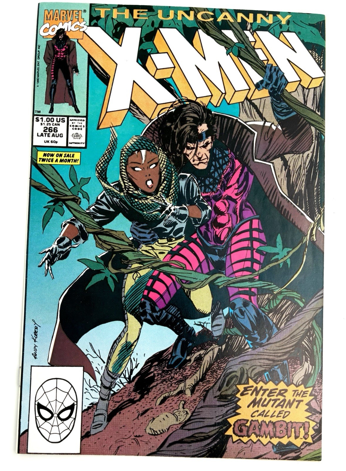 Uncanny X-MEN #266 1990 9.4 NM π 1st Full Gambit Uncanny X-MEN #266 1990 9.4 NM π 1st Full Gambit