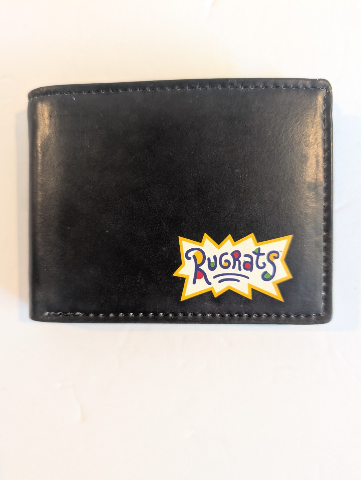 Vintage 90\'s Rugrats Bi-Fold Black Wallet. Multiple Pockets Std Size Excellent Vintage 90\'s Rugrats Bi-Fold Black Wallet. Multiple Pockets Std Size Excellent