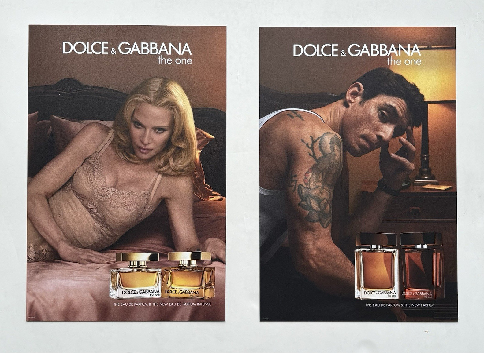 Madonna and Alberto Guerra-Dolce & Gabbana “The One” DISPLAY CASE CARDS EXT RARE Madonna and Alberto Guerra-Dolce & Gabbana “The One” DISPLAY CASE CARDS EXT RARE