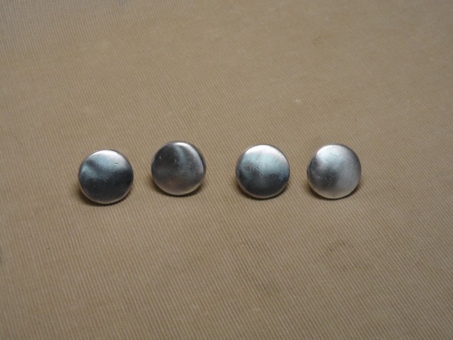 Lot of 4 Genuine SILVER Antique Horse Harness 1-1/4\ Lot of 4 Genuine SILVER Antique Horse Harness 1-1/4\