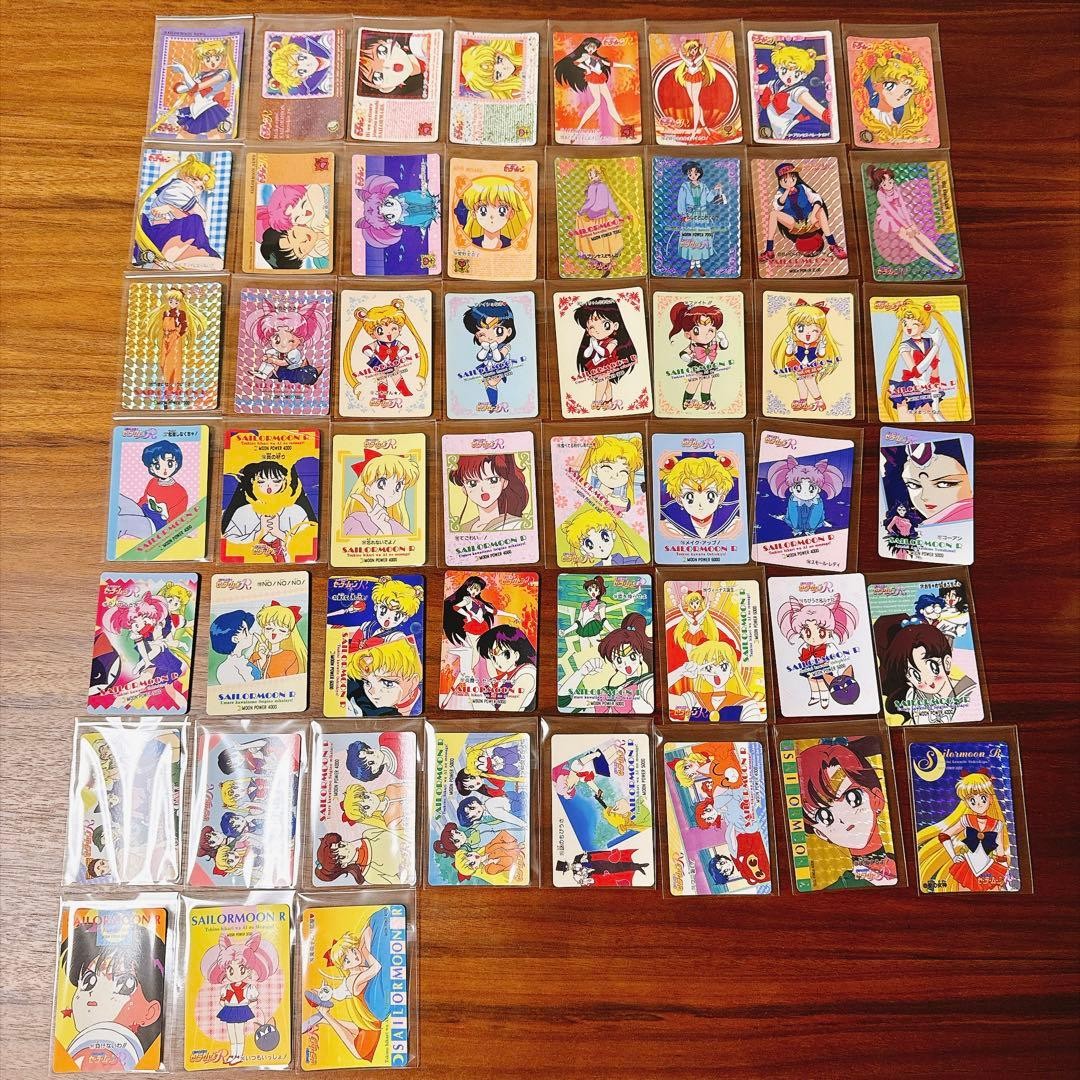 Sailor Moon R S Amada Card Set 57 Cards + 3 Duplicates Vintage 90s PP Collection