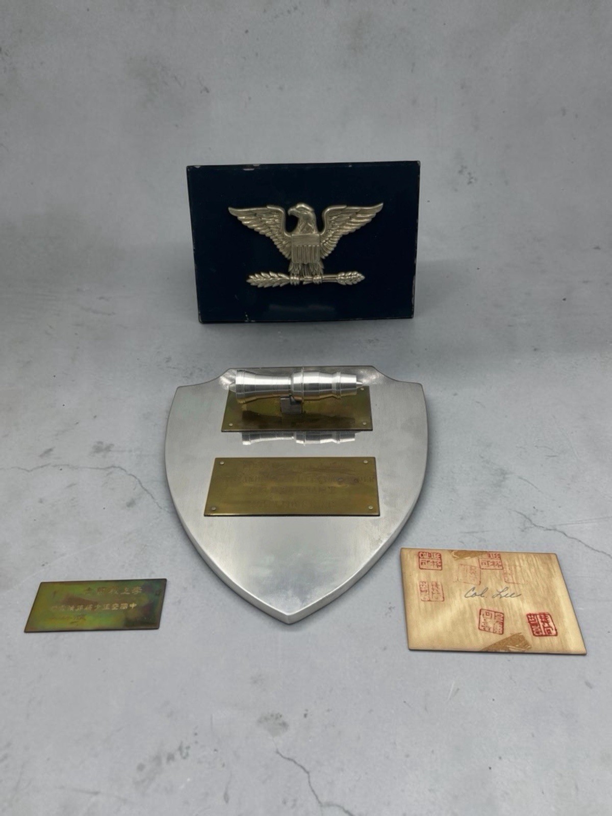 Colonel Merle J. Lee 410th Bomb Wing Outstanding Maintenance Award Plaque Eagle