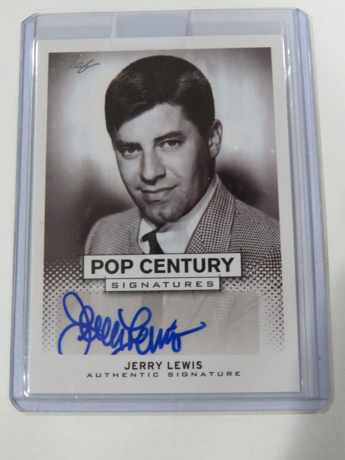 JERRY LEWIS 2013 LEAF POP CENTURY SIGNATURES  AUTOGRAPH #BA-JL2
