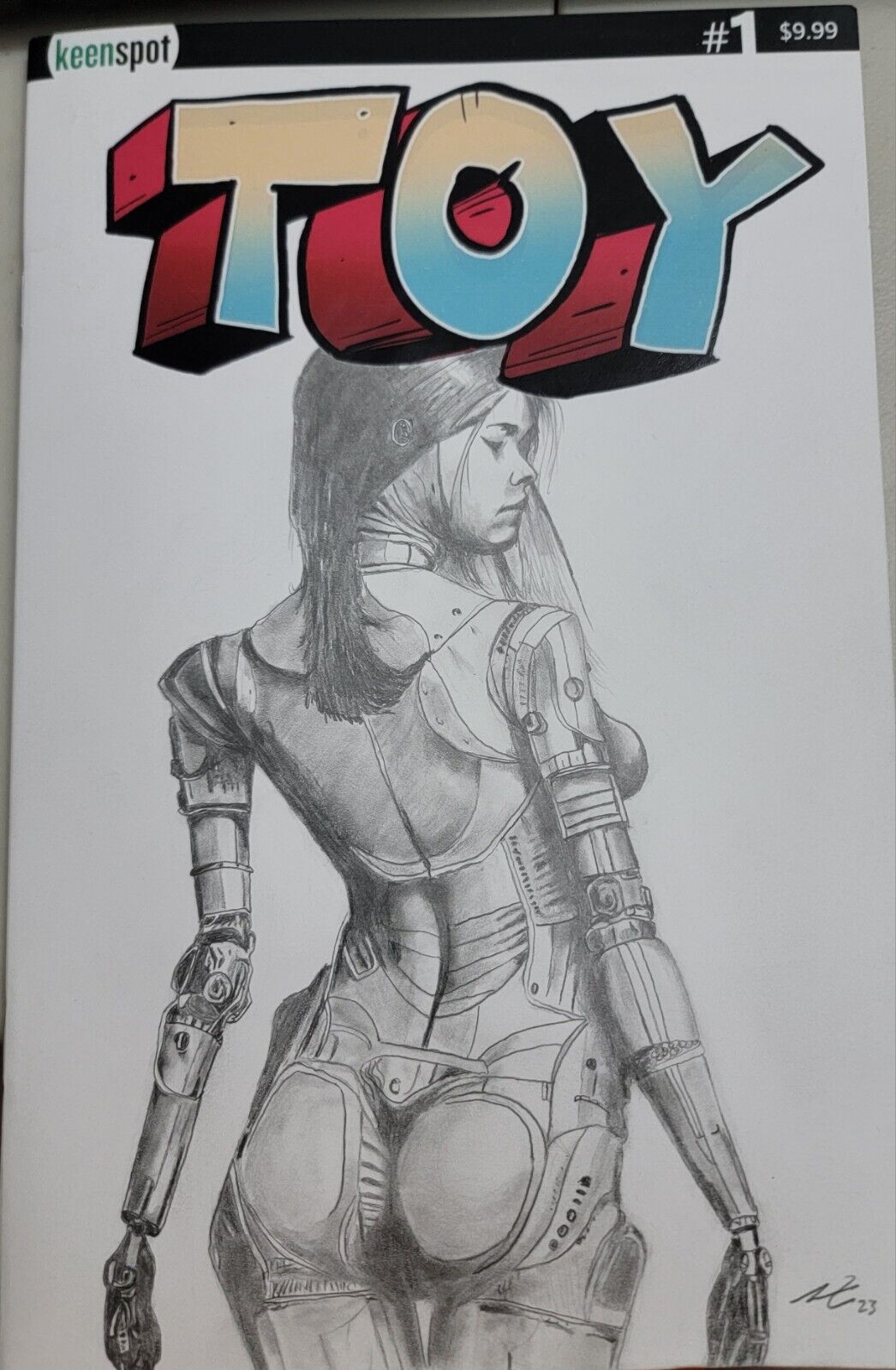 🔥Toy #1 Blank Sketch Variant Cover Comic Limited 160 w/custom Sketch UNIQUE🔥
