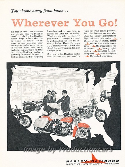 1963 Harley Davidson Motorcycle Bike - you go - Advertisement Print Art Ad J784 1963 Harley Davidson Motorcycle Bike - you go - Advertisement Print Art Ad J784