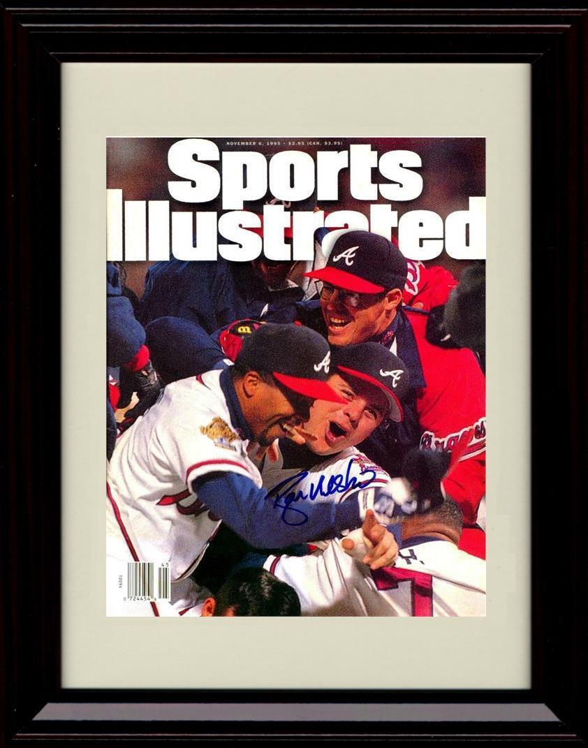 Framed 8x10 Ryan Klesko - Sports Illustrated 1995 World Series - Atlanta Braves