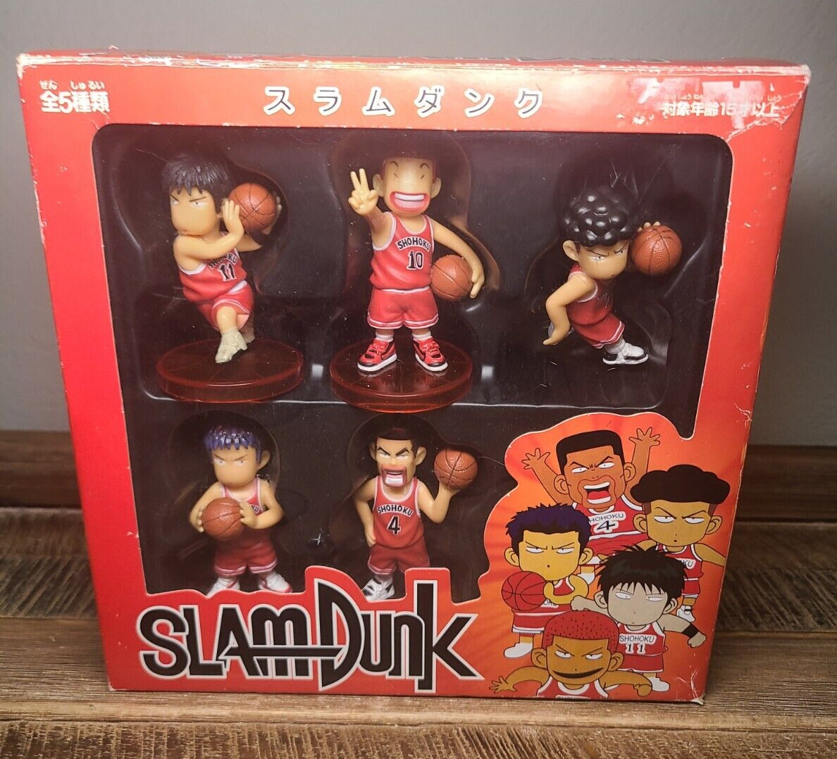CHAOER SLAMDUNK Slam Dunk Rukawa Mitsui Sakuragi Takenori Ryota figures w box