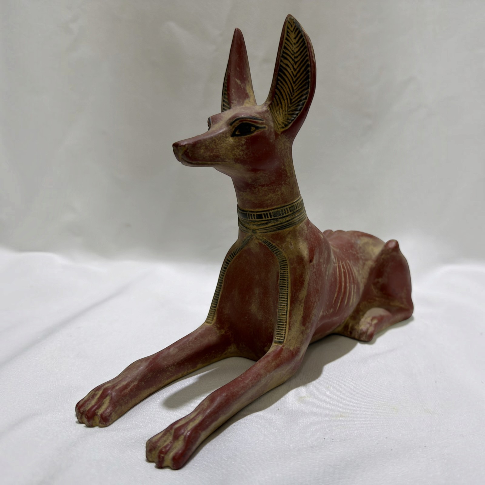 Ancient Egyptian Antiques Anubis Jackal Statue God of Protection Pharaoh Egypt