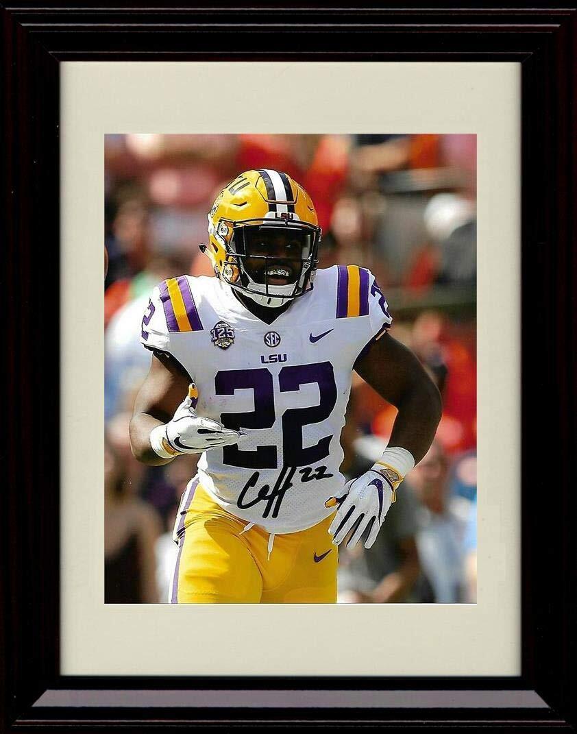16x20 Gallery Frame Clyde Edwards Helaire - LSU Tigers Autograph Replica Print