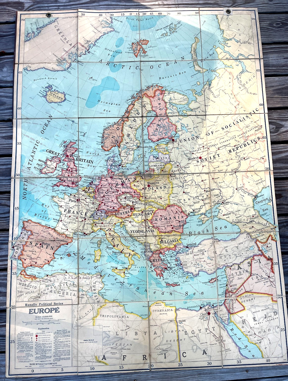 Vtg RAND MCNALLY Vtg RAND MCNALLY