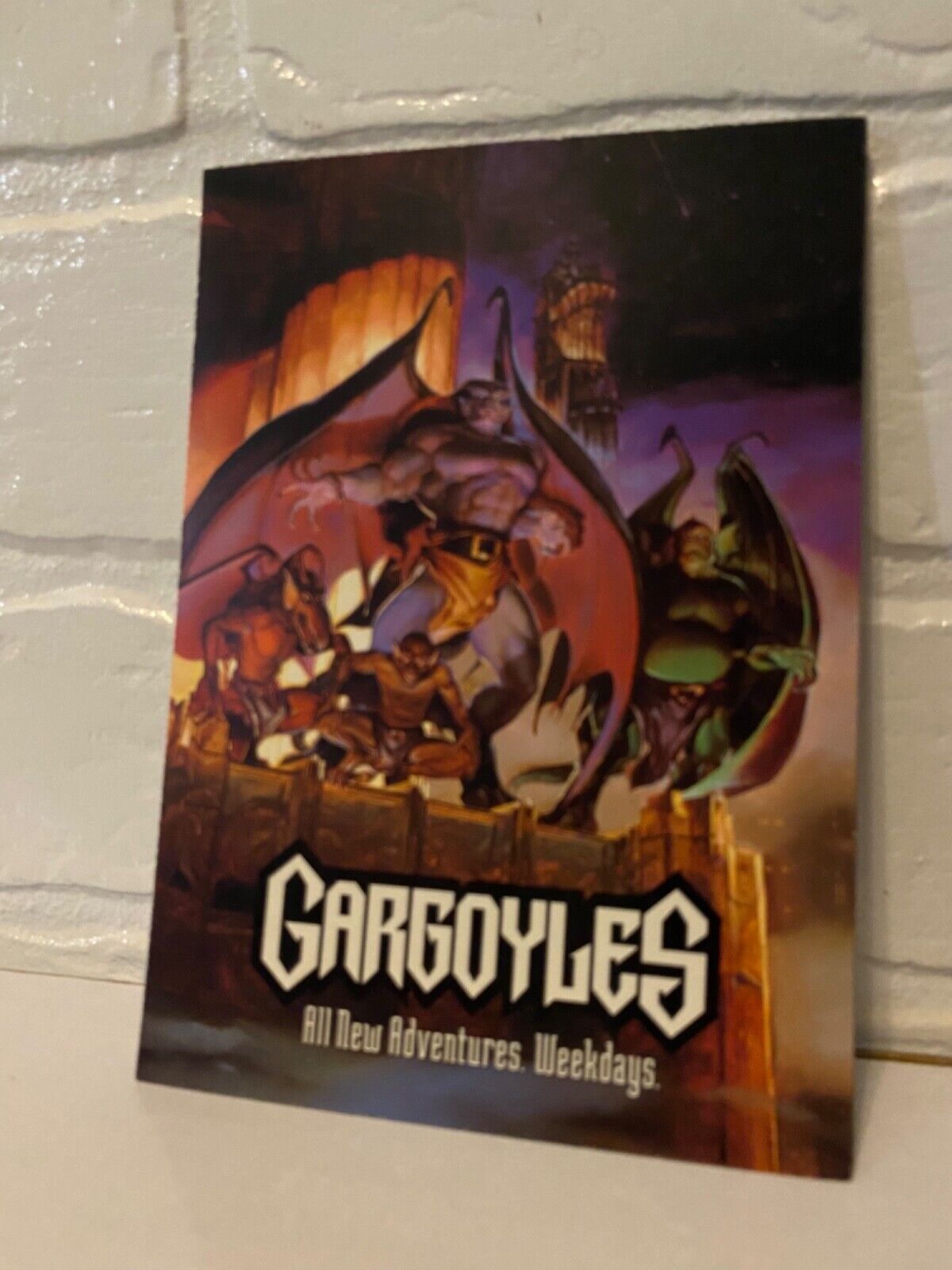 1995 GARGOYLES Animated TV Show Series Promotional Postcard - NEW