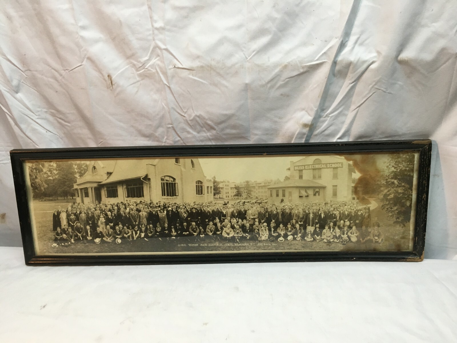 The Bliss Electrical School Photo In Frame Washington D.C. 1924 Alumni Reunion The Bliss Electrical School Photo In Frame Washington D.C. 1924 Alumni Reunion