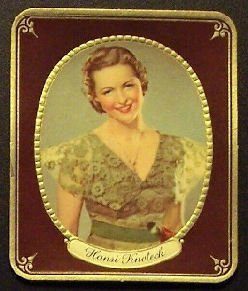 1937 Garbaty Film-Lieblinge Film Star Embossed Tobacco Card, You Pick 1937 Garbaty Film-Lieblinge Film Star Embossed Tobacco Card, You Pick