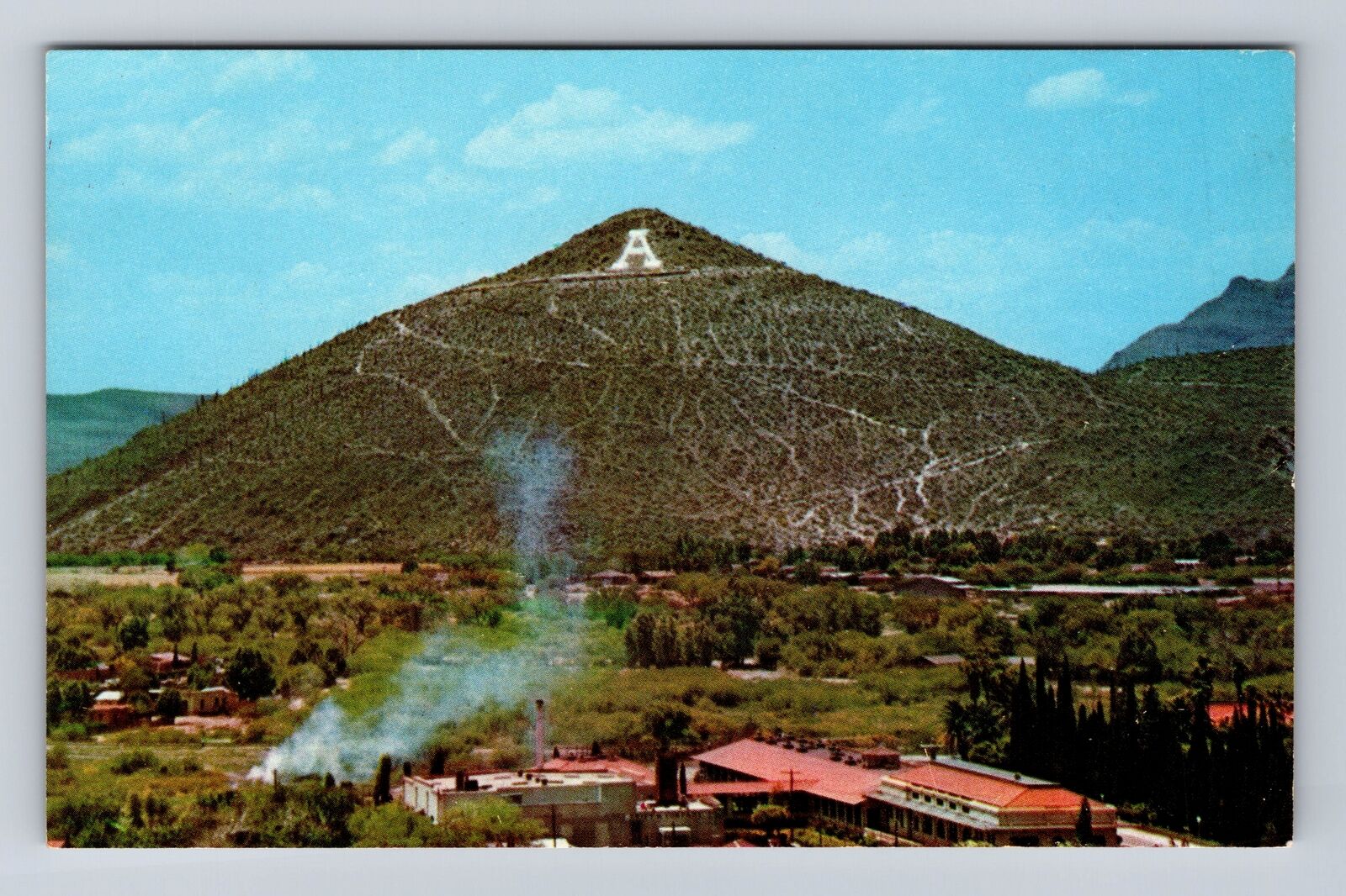 Tucson AZ-Arizona, Mountain, Antique, Vintage Souvenir Postcard