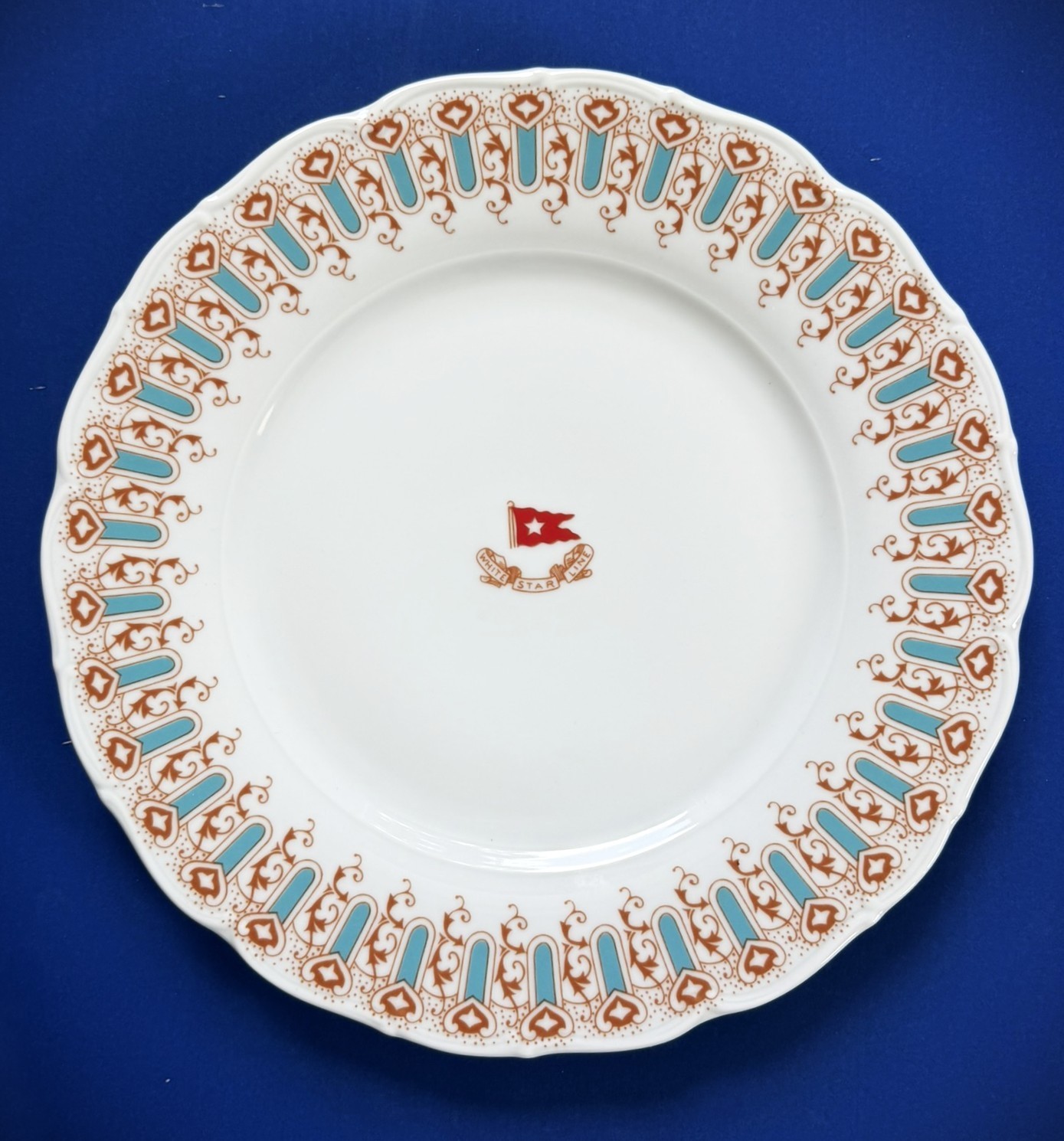 Titanic 1st Class Dinner Plate Haas Czjzek Mariners Museum Replica Flawless 9.75 Titanic 1st Class Dinner Plate Haas Czjzek Mariners Museum Replica Flawless 9.75
