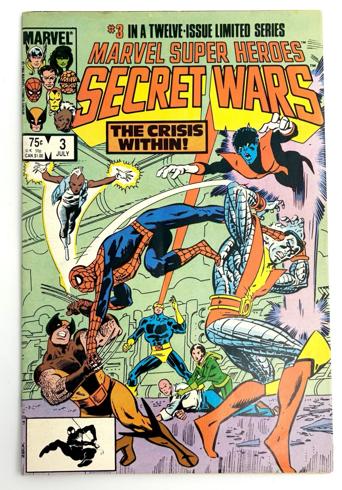 Marvel Super Heroes Secret Wars #3 1984 9.2 NM- 🔑 1st Volcana 1st Titania