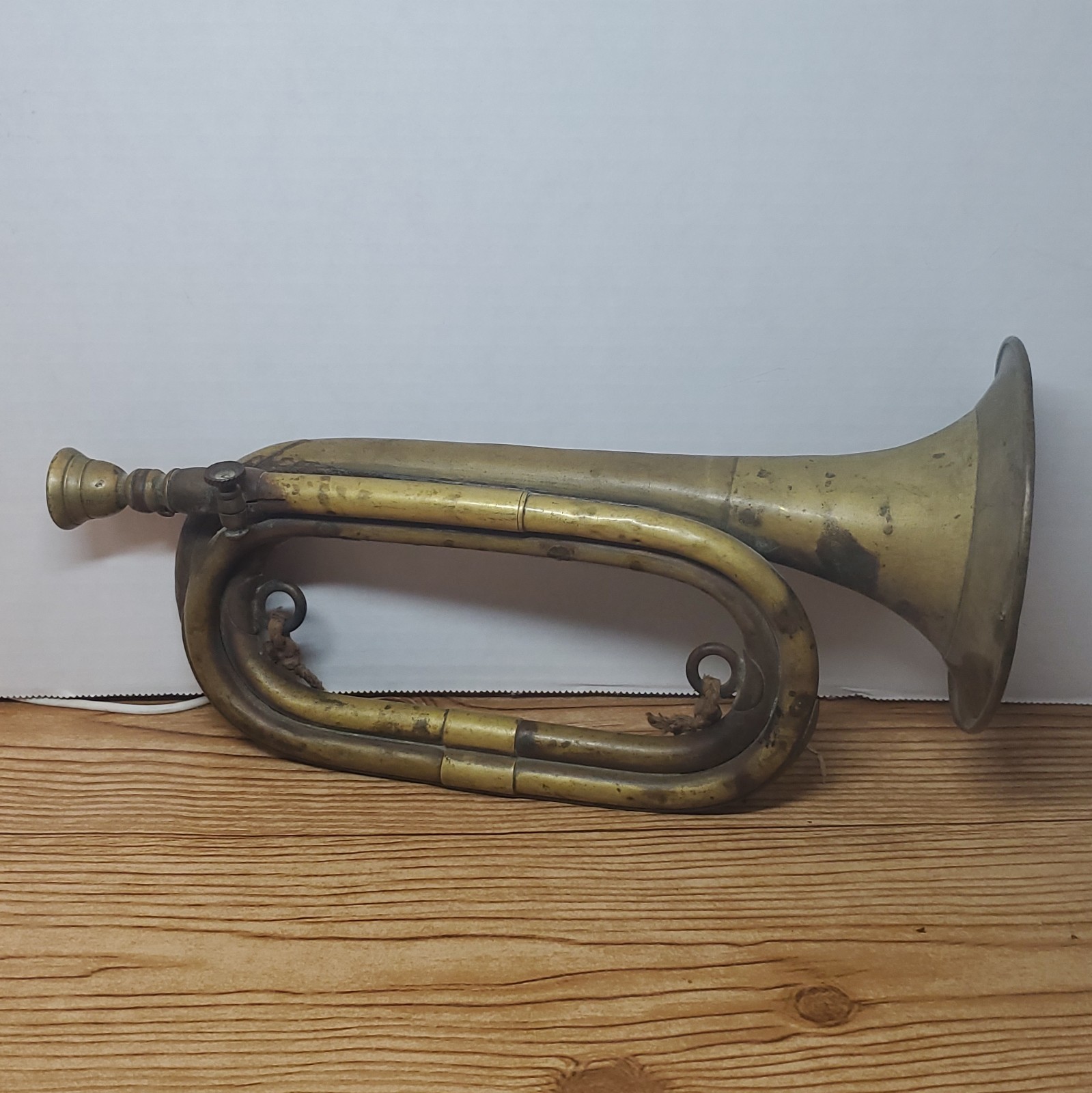 VTG WWII Japan Army Trumpet Horn Bugle Imperial Japanese USED Brass WOW 